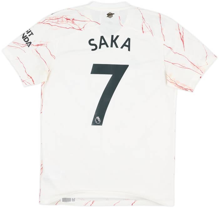 2020-21 Arsenal Away Shirt Saka #7 - 8/10 - (M)
