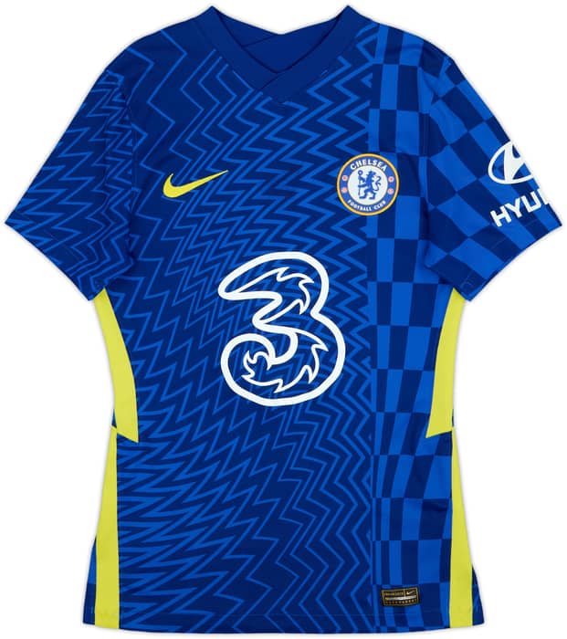 2021-22 Chelsea Authentic Home Shirt #8 - 8/10 - (S)