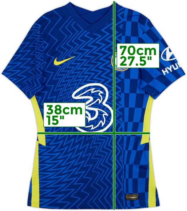 2021-22 Chelsea Authentic Home Shirt #8 - 8/10 - (S)