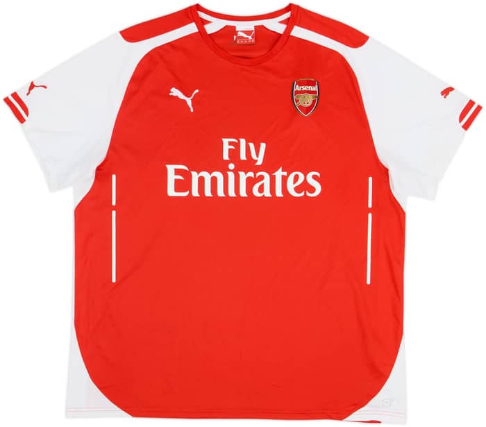Camiseta de local del Arsenal 2014-15 Arteta #8 - 7/10 - (XXL)