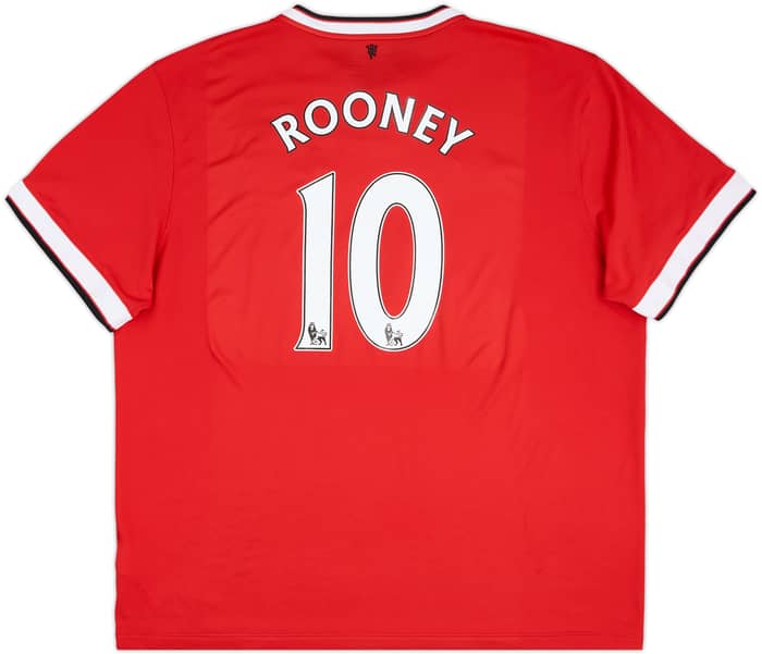 2014-15 Manchester United Home Shirt Rooney #10 - 8/10 - (3XL)