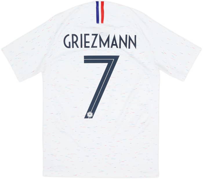 2018 France Away Shirt Griezmann #7 - 8/10 - (S)