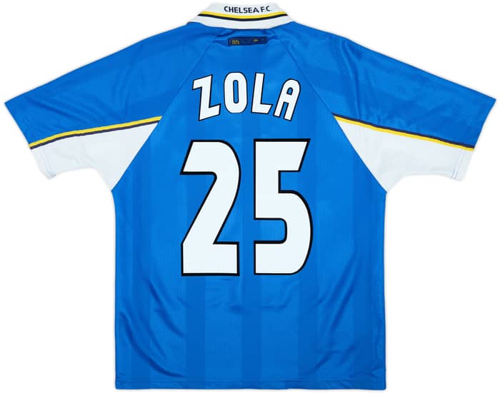 1997-99 Chelsea Camiseta Local Zola #25 - 8/10 - (Y)