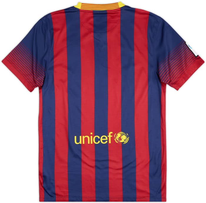 2013-14 Barcelona Home Shirt - 5/10 - (S)