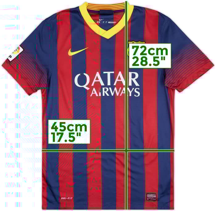 2013-14 Barcelona Home Shirt - 5/10 - (S)