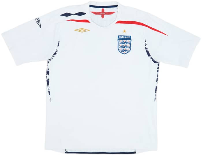 2007-09 England Home Shirt - 5/10 - (L)