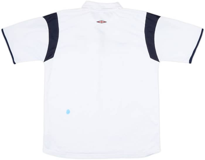 2004-06 England Umbro 1/4 Zip Polo Shirt - 6/10 - (L)
