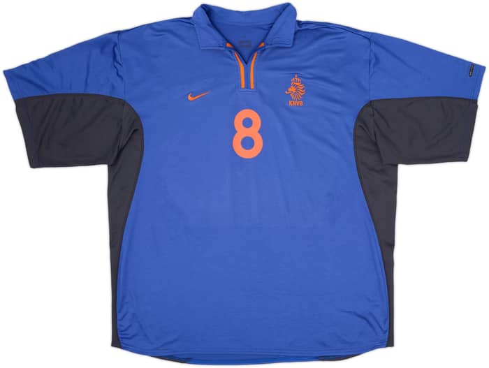 2000-02 Netherlands Away Shirt Davids #8 - 8/10 - (XXL)