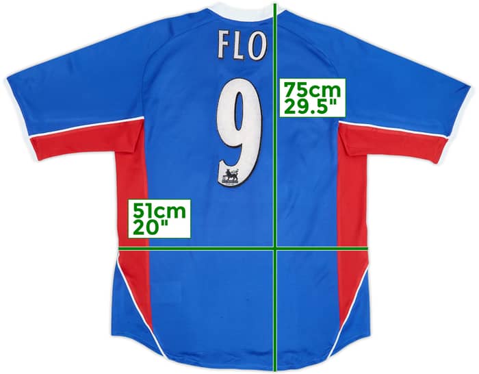 2001-02 Rangers Home Shirt Flo #9 - 7/10 - (M)