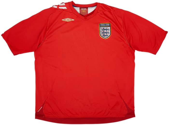 2006-08 England Away Shirt - 5/10 - (XXL)