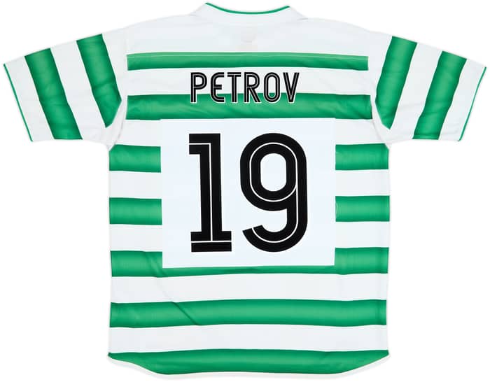 2003-04 Celtic Home Shirt Petrov #19 - 7/10 - (L)