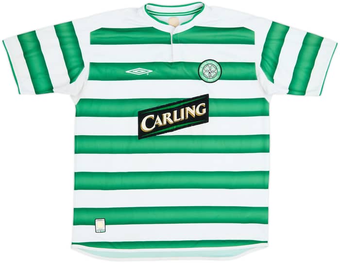 2003-04 Celtic Home Shirt Petrov #19 - 7/10 - (L)