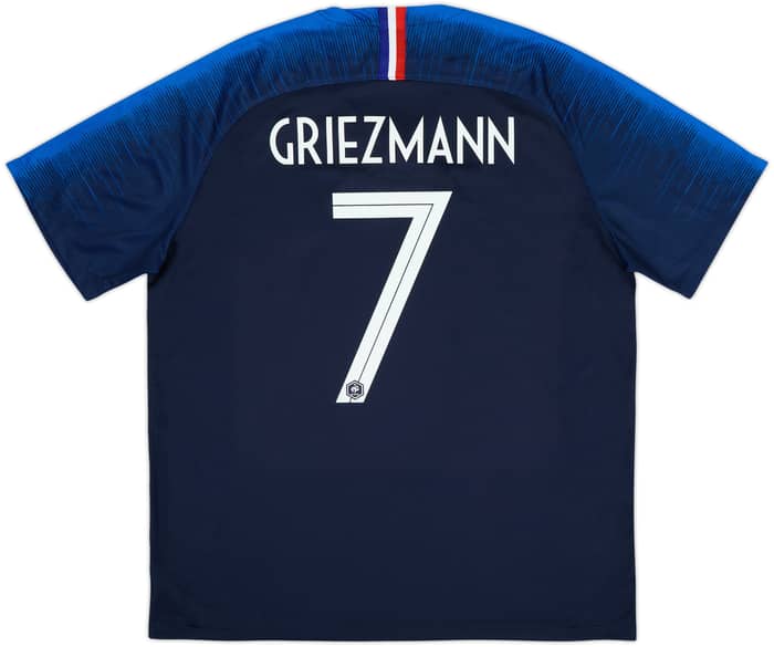 2018 France Home Shirt Griezmann #7 - 10/10 - (XL)