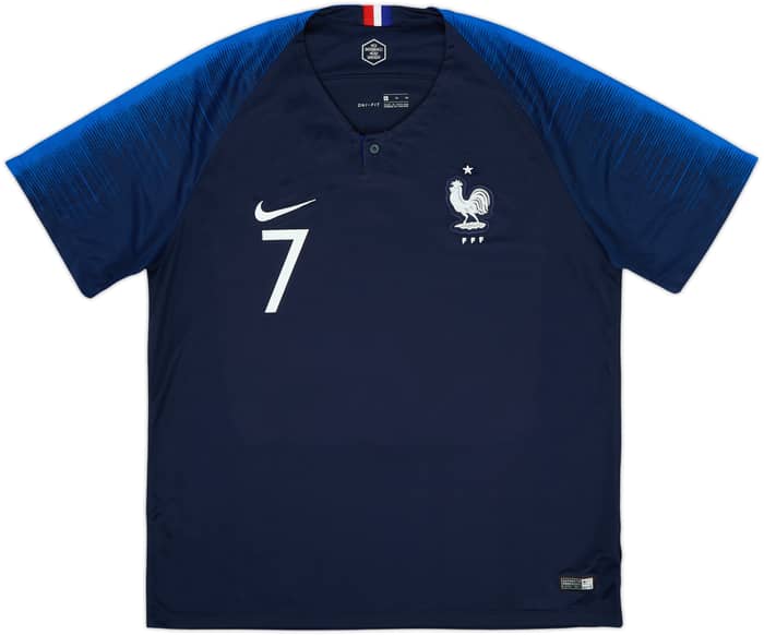 2018 France Home Shirt Griezmann #7 - 10/10 - (XL)