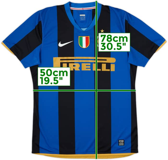 2008-09 Inter Milan Player Issue Home Shirt #14 - 5/10 - (L)