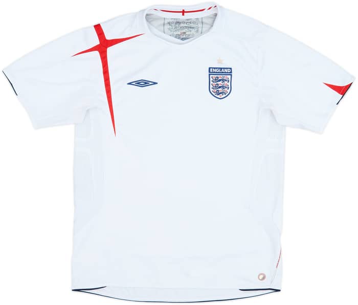 2005-07 England Home Shirt - 5/10 - (S)