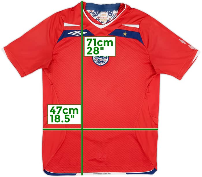 2008-10 England Away Shirt - 5/10 - (S)