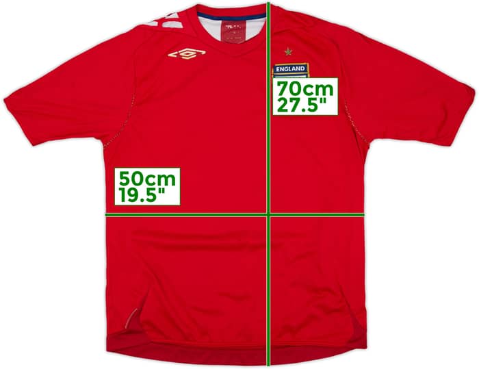 2006-08 England Away Shirt - 5/10 - (M)