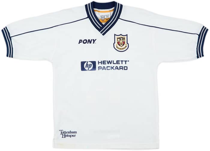 1997-99 Tottenham Home Shirt Ginola #14 - 7/10 - (15-16 Years)