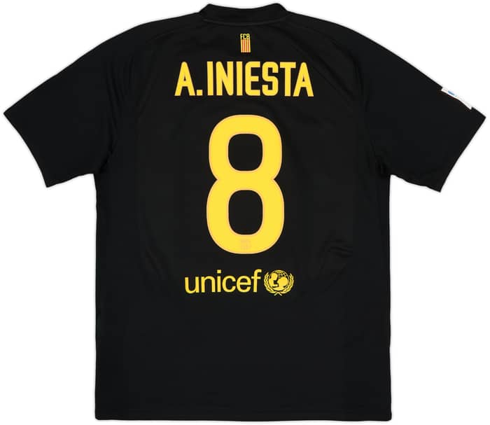2011-12 Barcelona Away Shirt A.Iniesta #8 - 10/10 - (L)