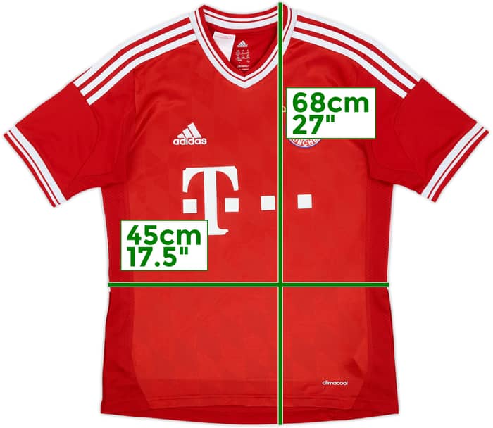 2013-14 Bayern Munich Home Shirt - 5/10 - (L.Boys)