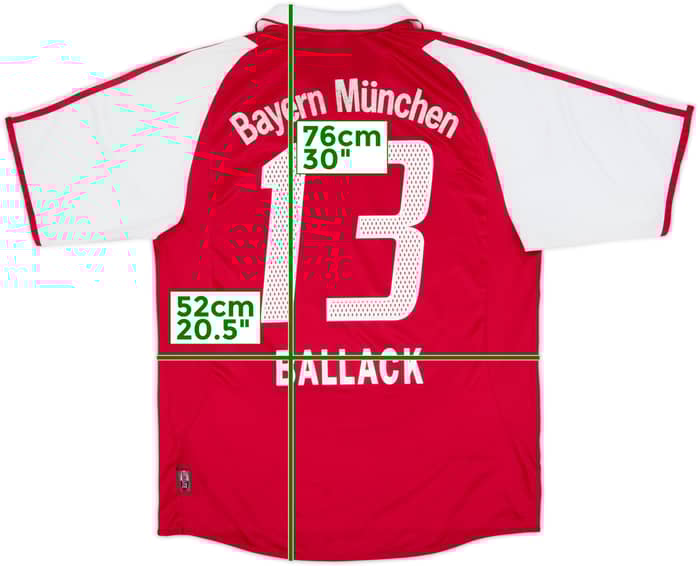 2003-04 Bayern Munich Home Shirt Ballack #13 - 5/10 - (M)