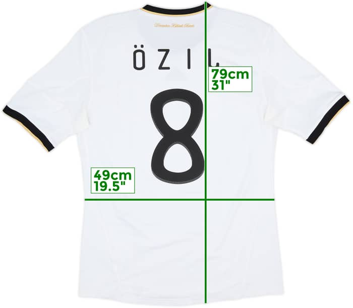 2010-11 Alemania Camiseta Local Ozil #8 - 8/10 - (L)