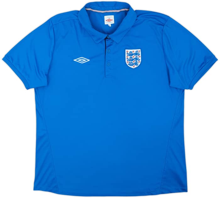 2009-10 England Umbro Polo Shirt - 9/10 - (XL)