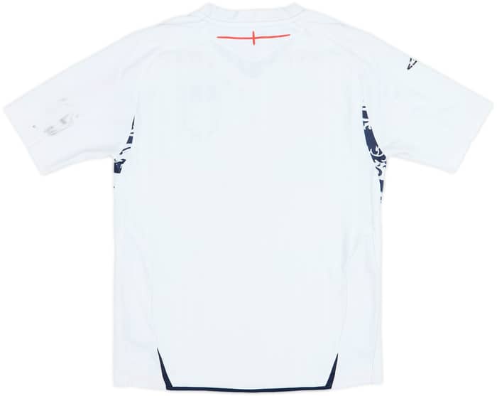 2007-09 England Home Shirt - 4/10 - (M.Boys)