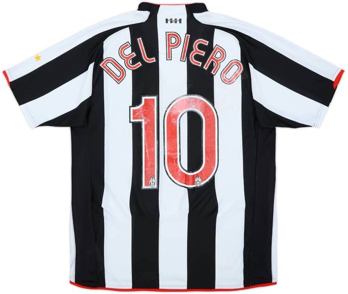 2007-08 Juventus Home Shirt Del Piero #10 - 4/10 - (L)