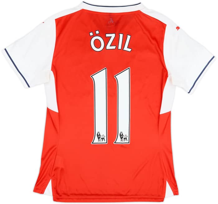 2016-17 Arsenal Home Shirt Ozil #11 - 4/10 - (Women's M)