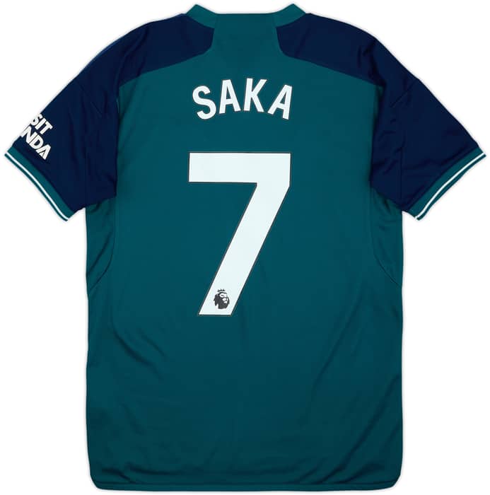 2023-24 Arsenal Third Shirt Saka #7 - 6/10 - (S)