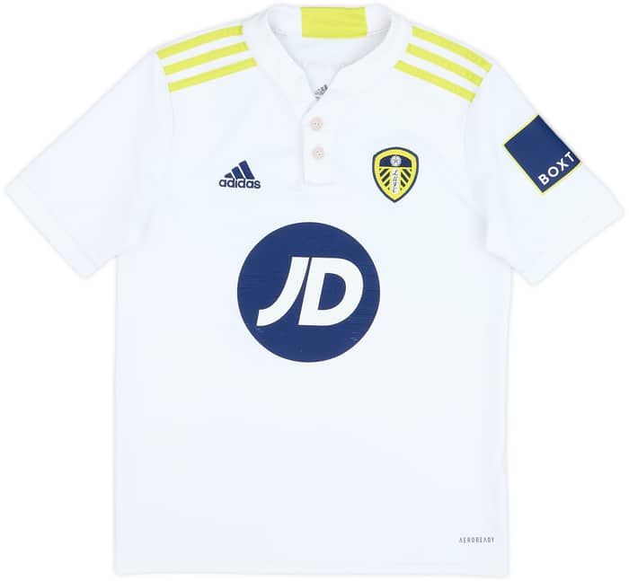 2021-22 Leeds United Home Shirt - 7/10 - (M.Boys)