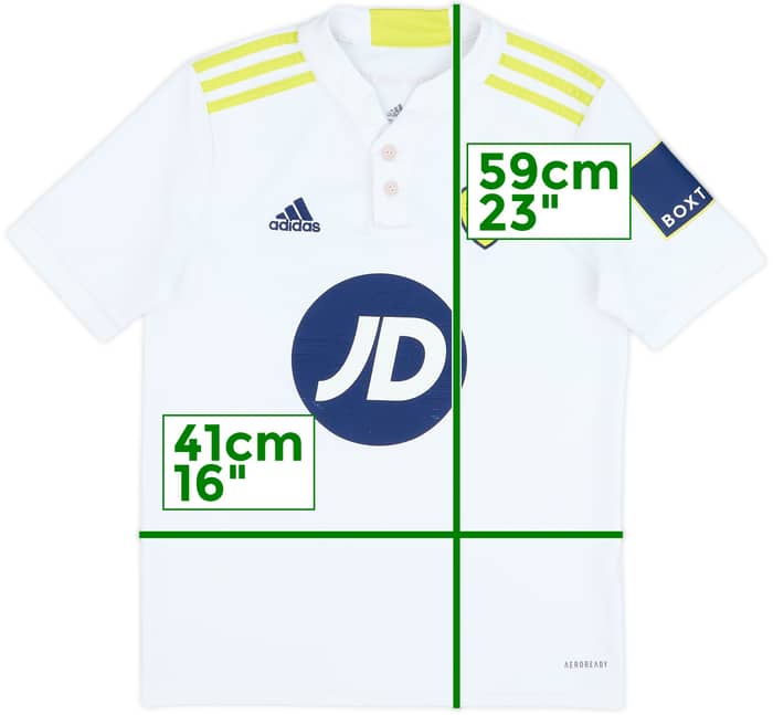 2021-22 Leeds United Home Shirt - 7/10 - (M.Boys)
