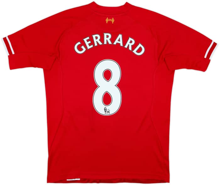 2013-14 Liverpool Home Shirt Gerrard #8 - 6/10 - (M)