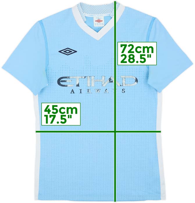 2011-12 Manchester City Home Shirt - 4/10 - (S)