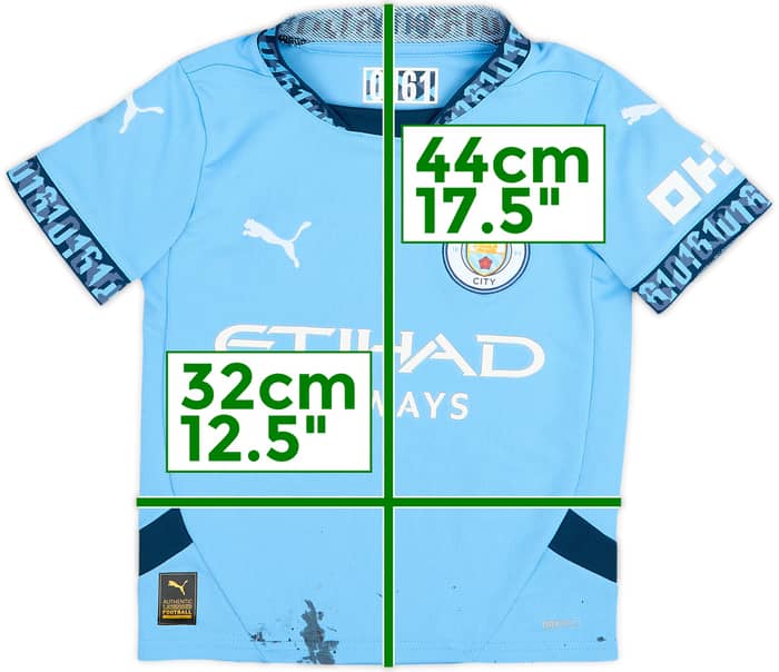 2024-25 Manchester City Home Shirt - 3/10 - (5-6 Years)