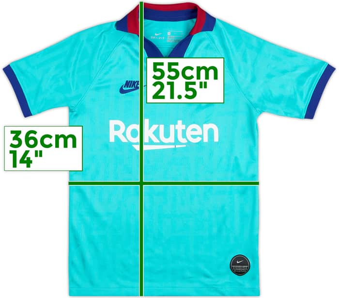 2019-20 Barcelona Third CL Shirt - 5/10 - (S.Boys)