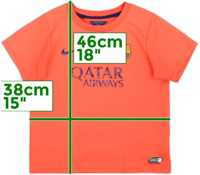 2014-15 Barcelona Away Shirt - 5/10 - (6-7 Years)