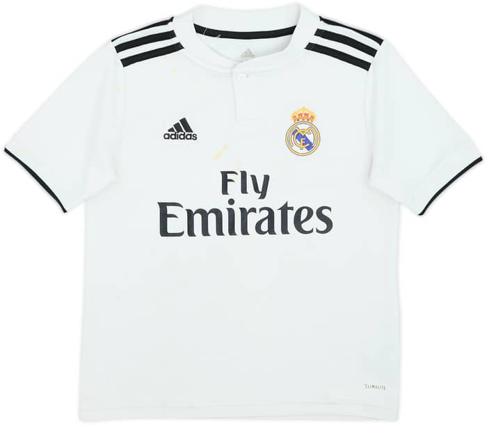 2018-19 Real Madrid Home Shirt Ronaldo #7 - 5/10 - (S.Boys)