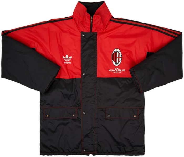 1990-92 AC Milan adidas Padded Bench Coat - 8/10 - (L)