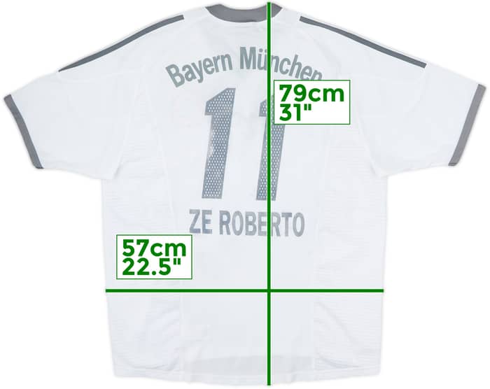 2002-03 Bayern Munich Away Shirt Ze Roberto #11 - 4/10 - (L)