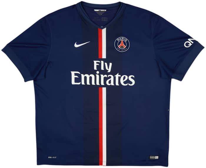 2014-15 Paris Saint-Germain Home Shirt Ibrahimovic #10 - 6/10 - (XXL)