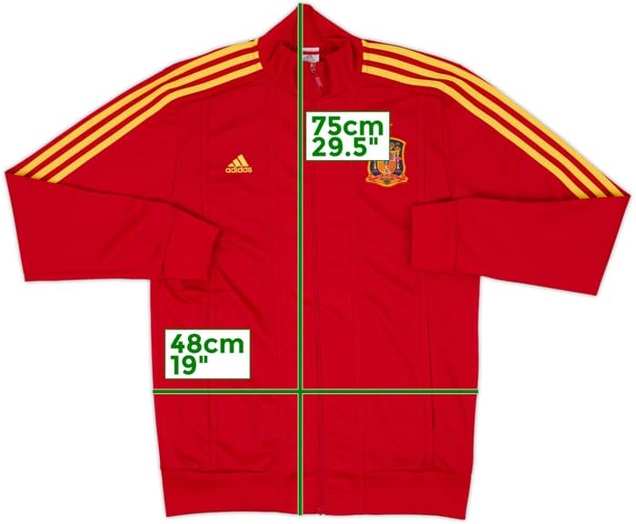 2012-13 Spain adidas Track Jacket - 9/10 - (M)