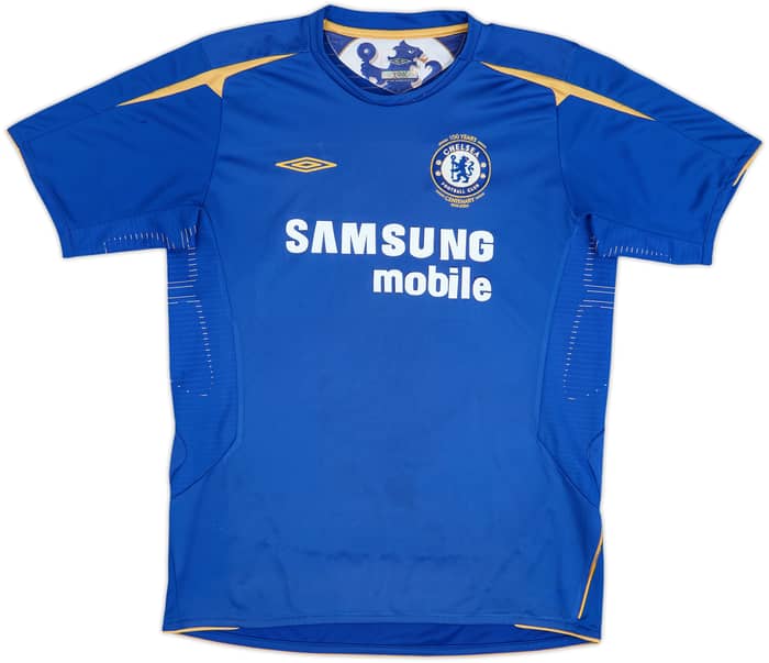 2005-06 Chelsea Centenary Home Shirt Lampard #8 - 6/10 - (XL.Boys)