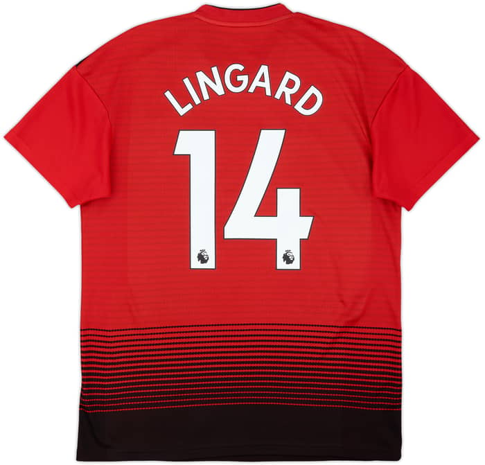 2018-19 Manchester United Home Shirt Lingard #14 - 6/10 - (M)
