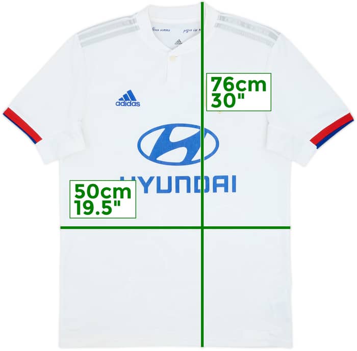 2019-20 Lyon Home Shirt - 6/10 - (M)