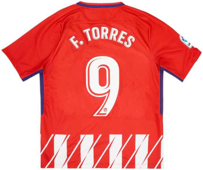 2017-18 Atletico Madrid Home Shirt F.Torres #9 - 8/10 - (M)