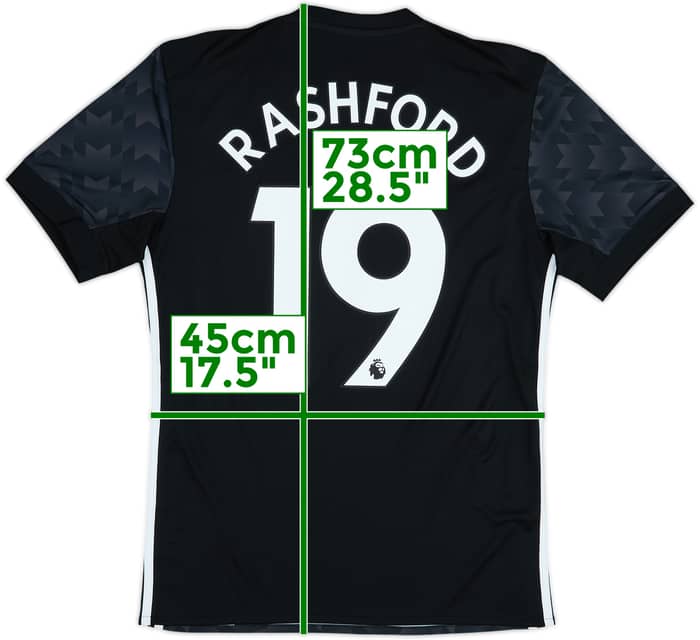 2017-18 Manchester United Away Shirt Rashford #19 (S)