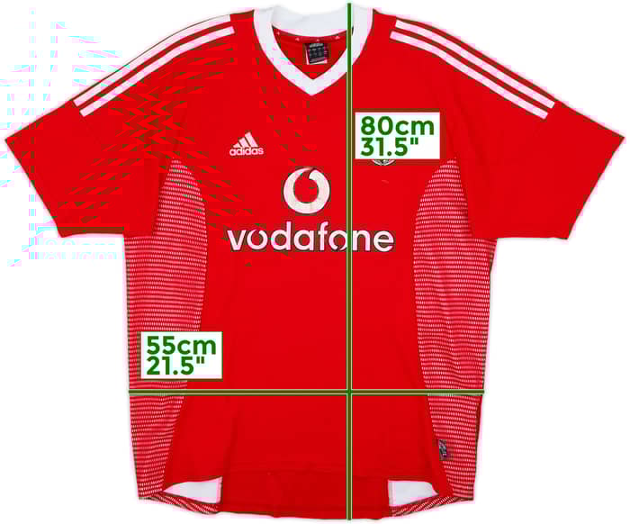 2002-03 Benfica Home Shirt - 5/10 - (L)